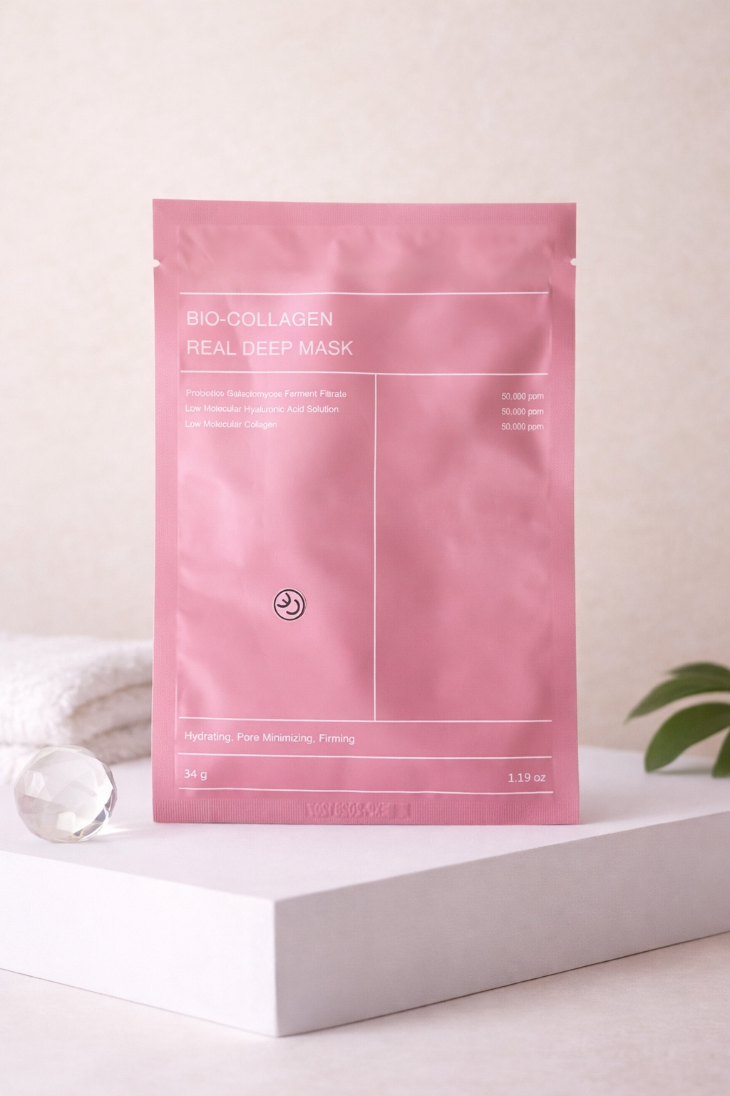 Masque Visage Bio-Collagen Real Deep Mask – Hydratation Intense & Effet Raffermissant