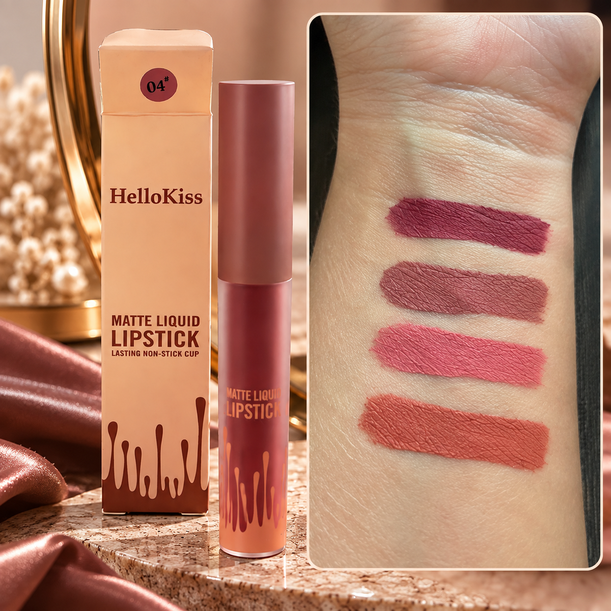 Lipstick Matte- Couleur Intense & Fini Mat
